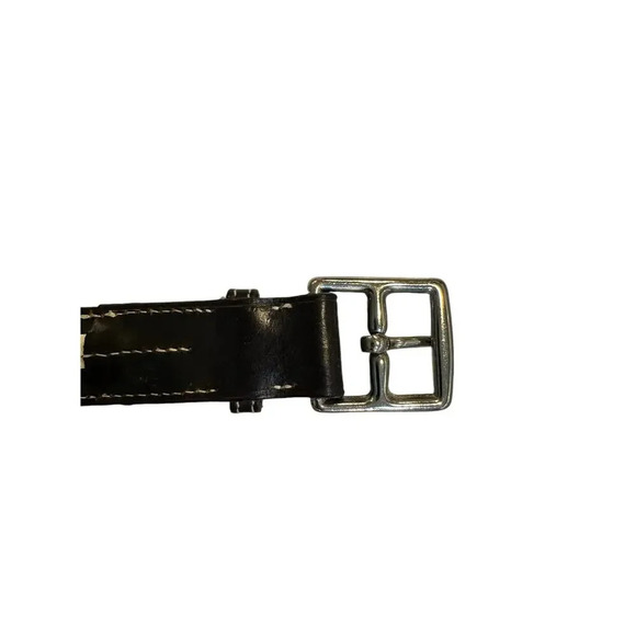 Ralph Lauren Brown Leather Buckle Belt - Picture 1 of 9